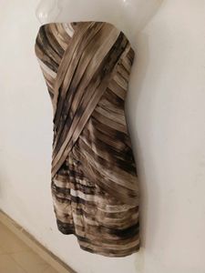 SEXY JET BROWN MULTI BODYCON