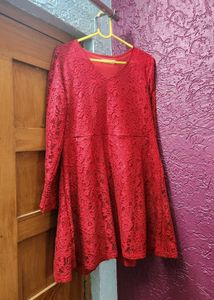 Red Lace Dress