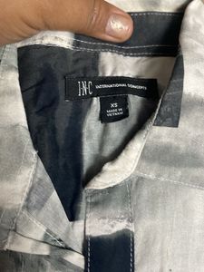 INC Abstract Print Shirt
