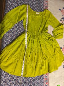 Vibrant Green Mini Dress