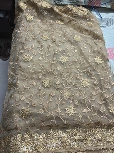 Nivah Fashion Women&#39;s Net Embroidery Stone Work Sa