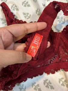 Red Lace Bra