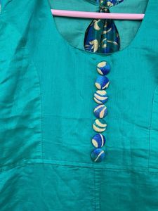 Elegant Kurta Set with flare long skirt