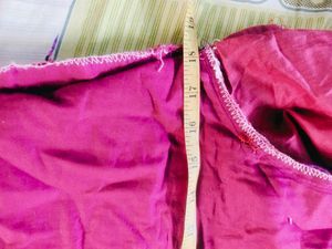 Blue &amp; Pink Embroidered Indian Lehenga Set