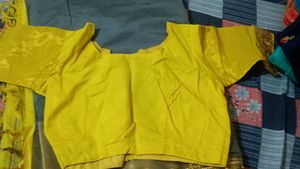 Uppada Yellow And Grey Hand Loom Saree