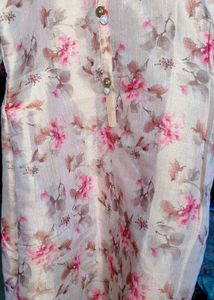 Floral Print Tunic - Size XL