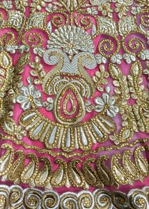 Fish Cut Type Long Frock Pink Colour