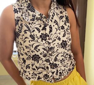 Floral Sleeveless Top