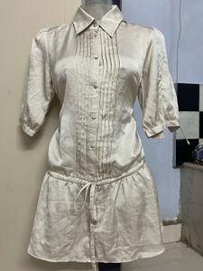 Korean Silk Collar One Piece