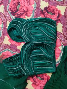 Emerald Green Lehenga Choli Set