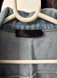 Light Blue Distressed Denim Jacket