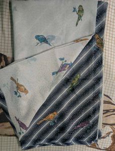 Bird Print Saree