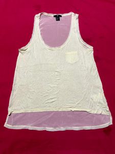 H&amp;M Yellow Tank Top with Pocket