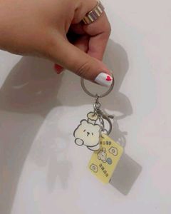 Cute Chef Bear Keychain
