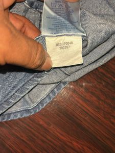 U.S.POLO ASSN Shark Print Denim Shirt