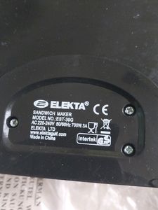 ELEKTA SANDWICH MAKER EST 30G