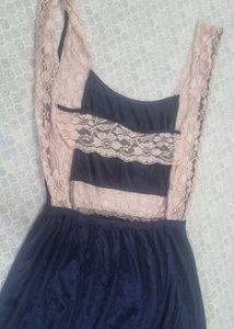 Pack Of 2 Night Gown With Net Detailing