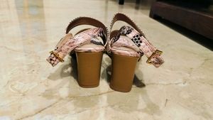 &#34;Wild Strides&#34; Womens Heels With Animal Print