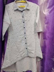 Pearl Embellished Top