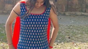 90s Navy,Cherry Red kurti