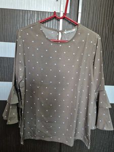 Tokyo Talkies Polka Dot Top Gently Used