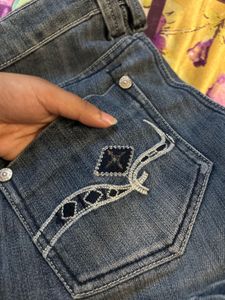 Hot Y2k Capri Denim Pants