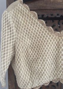 Brand New Without Tag Indya Sequin Party Blouse