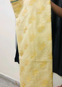 saree with stitched blouse upto bust 38