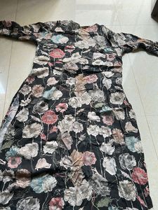 Floral Print STAIGHT FIT Kurta