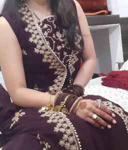 Beautiful Brown 4 Piece Lehenga Set