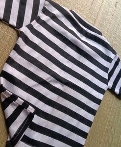 Striped Button-Up Top