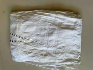 White embroidered sharara