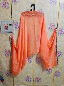 🇳🇿💫🎀Elegant Orange beautiful duppata
