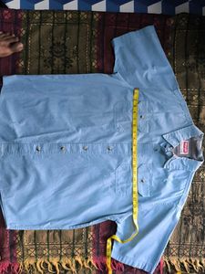 Wrangler Blue Short Sleeve Shirt