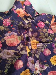 Flowers Design Sweatshirt