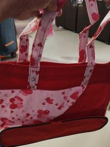 New Red ♥️ Ladies Hand Bag Upto 3kg Carrying