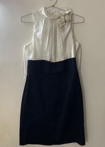 Black White Flower Dress