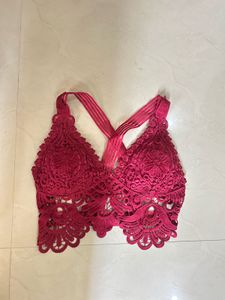 Beautiful Red Bralette Top