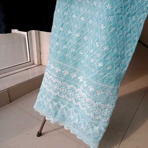 Light Blue Chikankari Palazzos