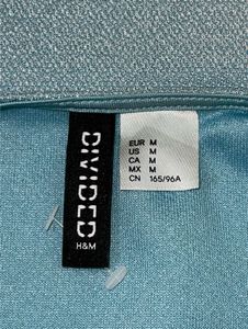 Blue Mini Slip Dress