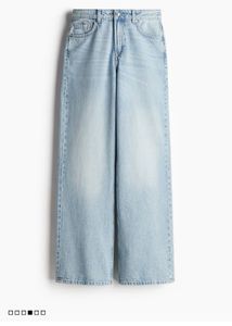 h&m wide leg jeans