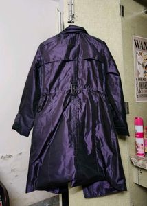 Purple Trench Coat - Women&#39;s