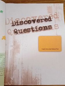 Discovered Questions by Yash nd Rahul Pal