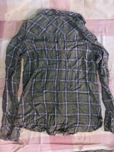 Olive Green Viscose Shirt