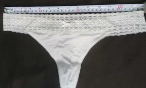 White Lace Thong Panty 🖤