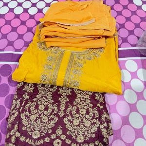 Pure Silk Suit With DupttA