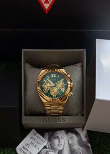 Original Guess Gold & Green Watch