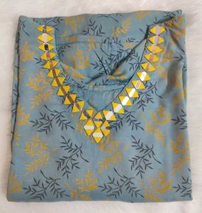 Kurta With Mirror Work