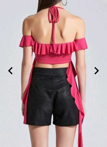Ruffled Pink top
