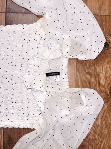 H&amp;M Polka Dot Top